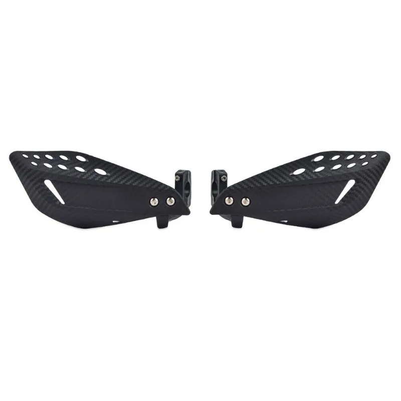 Motocross stuur handguard beschermer met 22 mm handbeschermers bescherming voor motorfiets dirt pit bike ATV quads enduro: Black