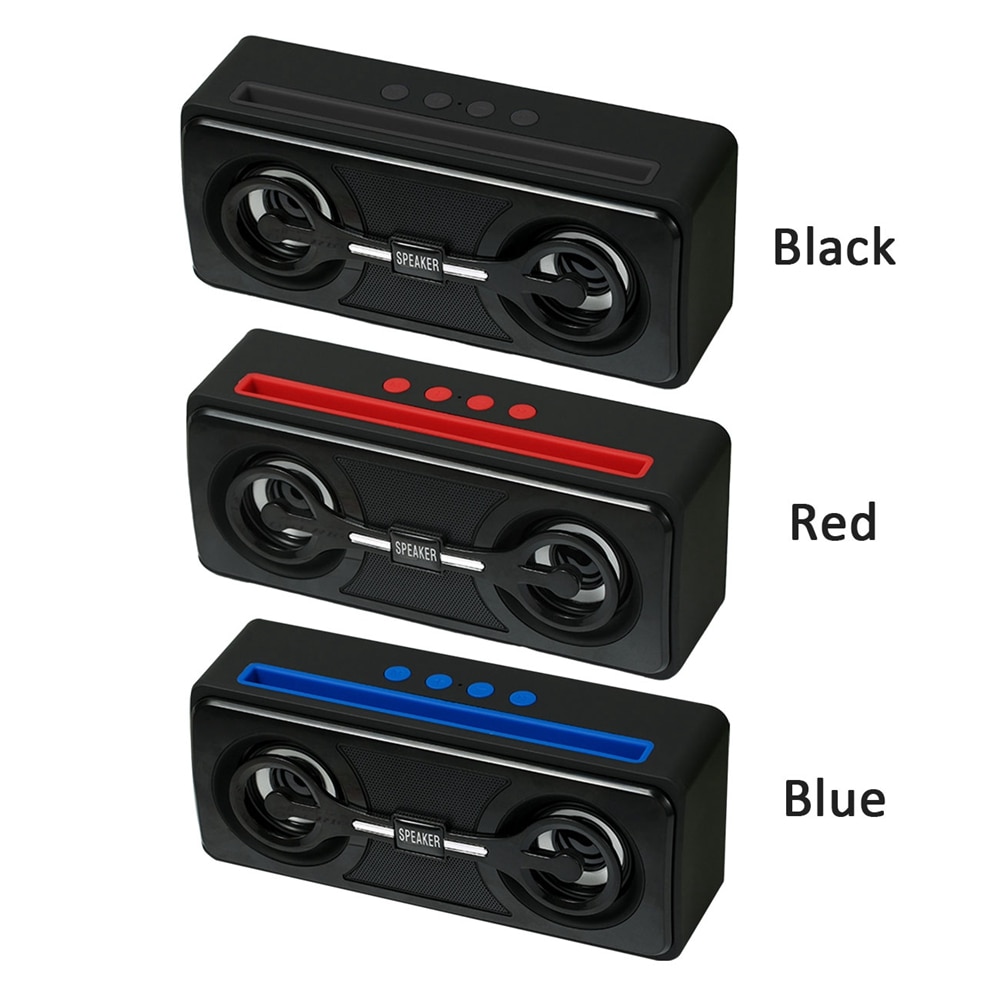 T28 bluetooth-lautsprecher 5.0 kabelloser super-bass-subwoofer, stereo-soundbox, handyhalterung, lautsprecher, unterstützt tf-karten