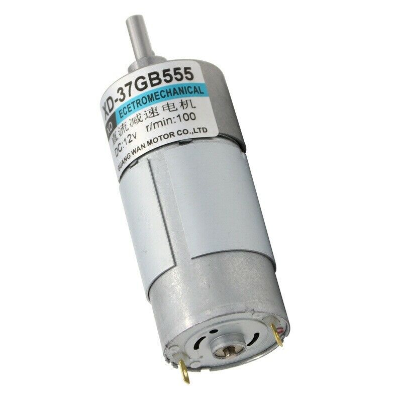 DC12V/24 V 15W 5-600 tr/min 37GB555 Micro motoréducteur CW/CCW bobine de cuivre