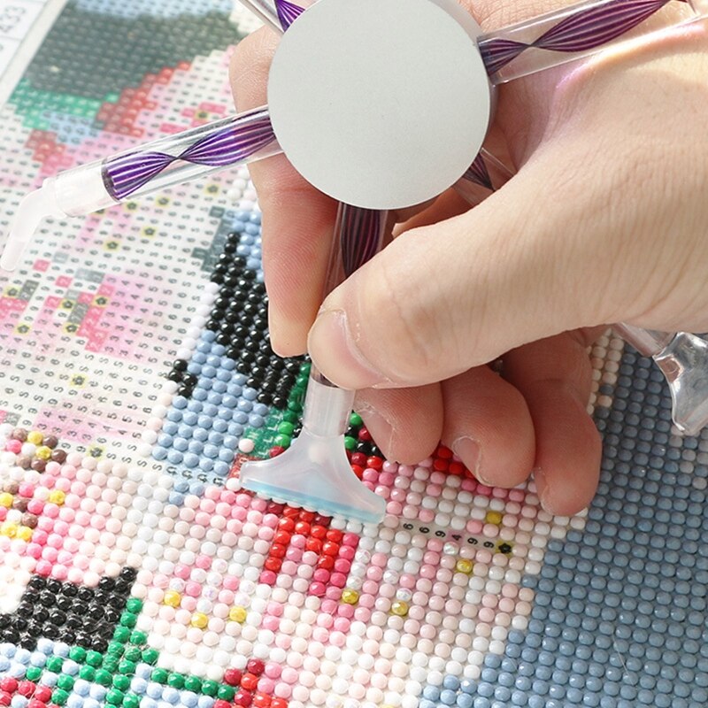 Multi-Placer Diamond Art Painting Pen Point Drill Pen Nail Point Pen for DIY Nail Crafts Sewing Handicrafts