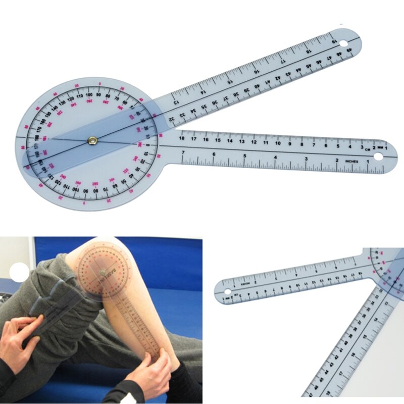 300mm Digital Orthopedic Protractor Angle Finder Ruler 12inch Goniometer Plastic Electronic Inclinometer Body Meter