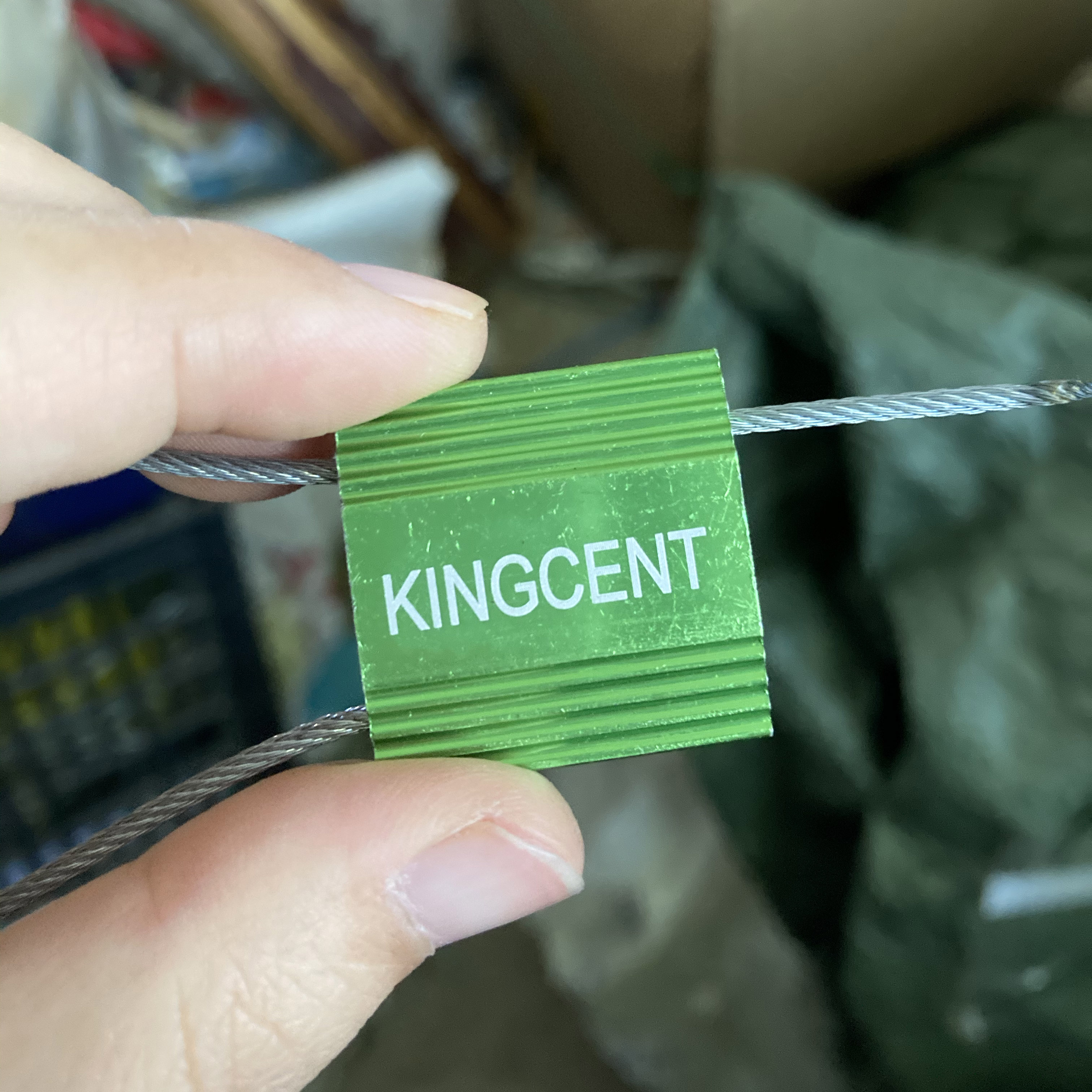 Kingcent 1 Stuk Van Vergrendeld Met 30Cm Draad Wikkelen Of Binding Bands Van Metalen