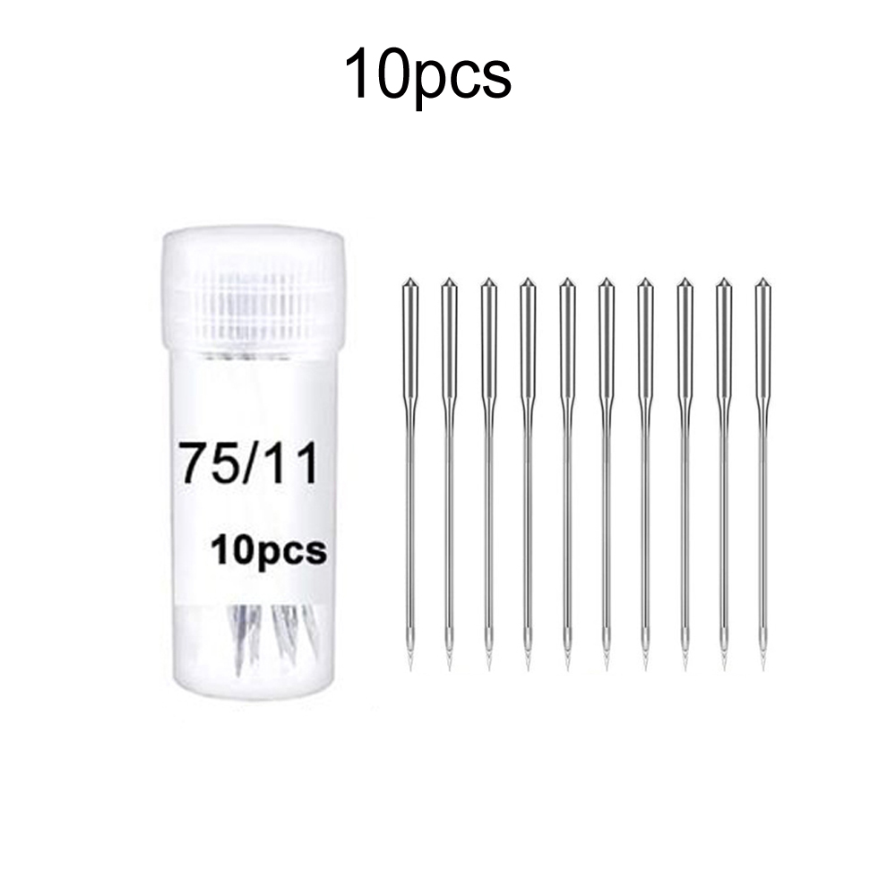 10pcs/lot Sewing Machine Needles 5 Sizes Jeans Universal Regular Point Sewing Needle for Home Sewing Machine Supplies Set: 10pcs 75size
