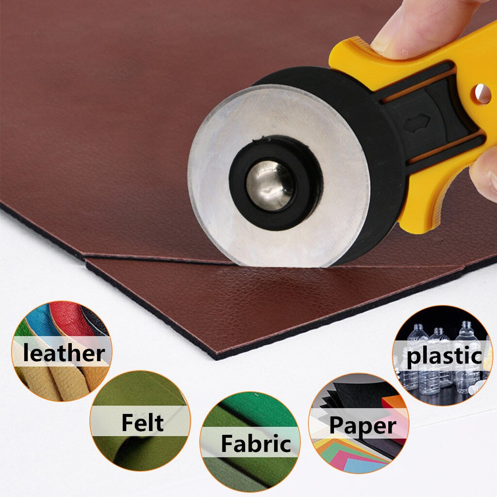45mm rotierend Cutter für leder einstellen Klingen für stoff Rund Quilten Schneiden Patchwork schneiden-Werkzeug Quilter Leder Cutter Apri 29