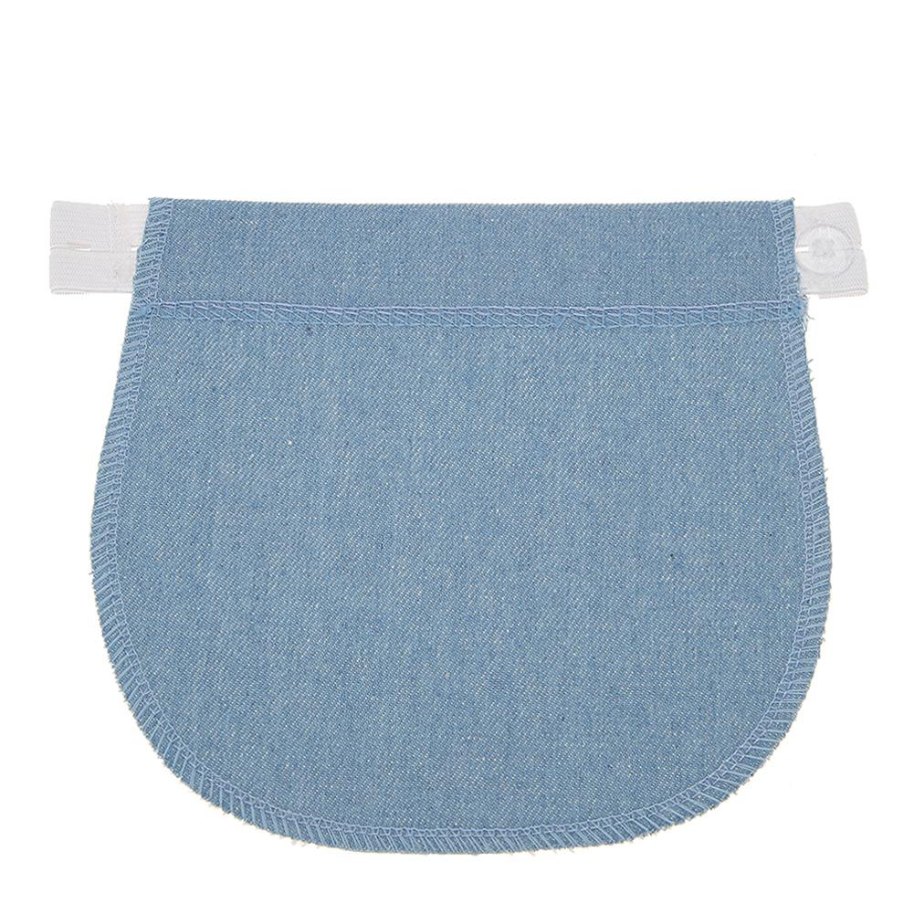 1 Pcs Vrouwen Verstelbare Elastische Moederschap Zwangerschap Tailleband Riem Taille Extender Kleding Broek Voor Zwangere Veiligheid Moederschap: Lake Blue	