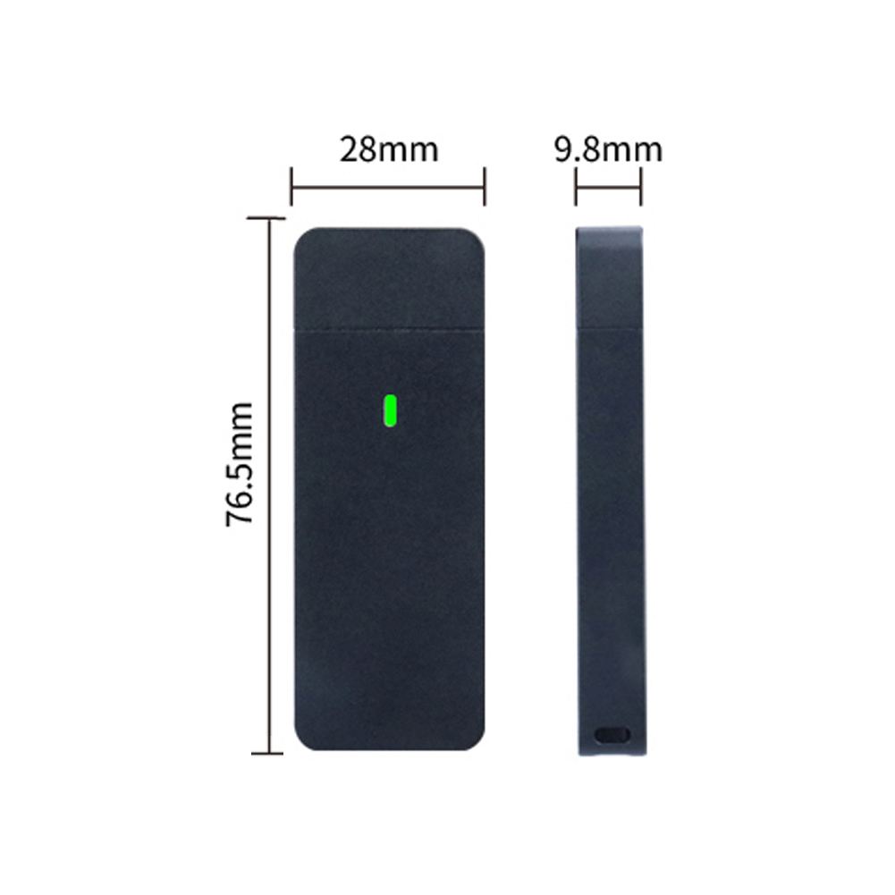 M.2 NVMe SATA Enclosure USB A Plug USB 3.2 10Gbps CNC Aluminum 2230 2242 SSD Case With Magnet Protective Case For Computer PC