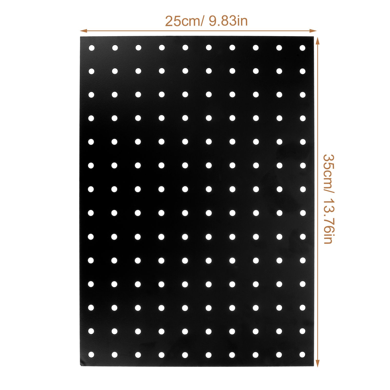 Metall perforert tallerken pinne pegplate panel vise organizer verktøy vegg garasje oppbevaring