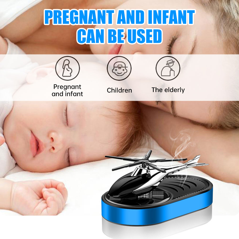 Auto Solar Flugzeug Erfrischer Auto Hubschrauber Parfüm Diffusor Auto Dekoration Drehs itz kreative Auto Pendel