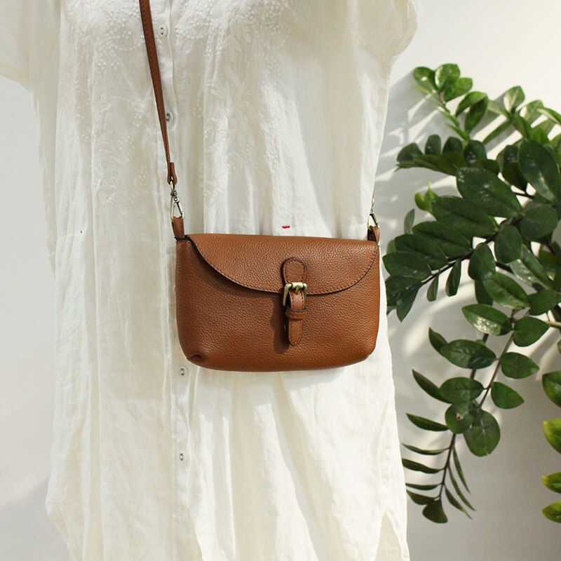 Koreaanse Versie Van Gangfeng Zachte Lederen Schoudertas