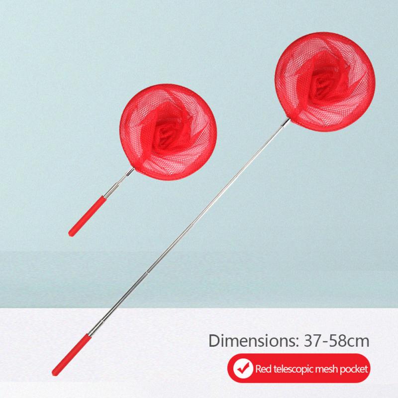 Red de pesca de verano para exterior, red retráctil de acero inoxidable, red de pesca para niños, Red de insectos, Red de mariposa TXTB1: 04