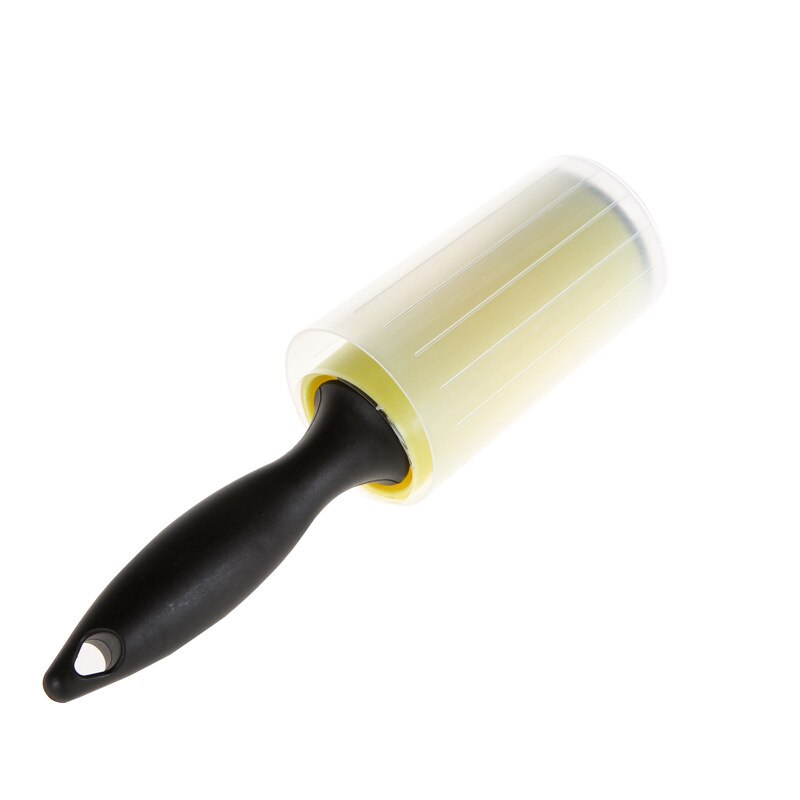 Lint Rollers Herbruikbare Wasbare Lint Roller Kleverige Silicone Dust Wiper Pet Hair Remover Borstel Gereedschappen Voor Pet Doek: YELLOW