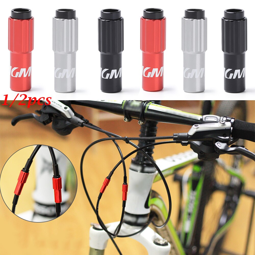 1/2Pcs MTB Bike Brake Cable Gear Shift Screws Connector Road Micro Adjustable Bicycle Shifter Line Parts Regulator Housing Caps
