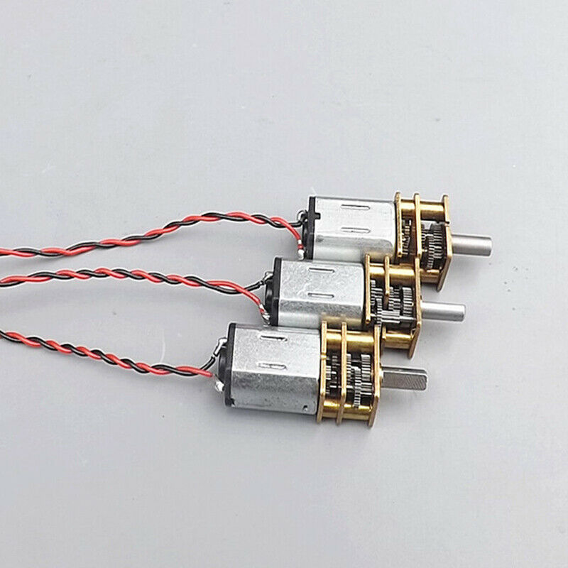 Micro N20 Gear Motor Dc 3V 3.7V 6V 9V 36-108 Rpm Trage Snelheid Miniatuur precisie Metalen Gear Reducer Box Diy Robot 24 Mm * 12 Mm