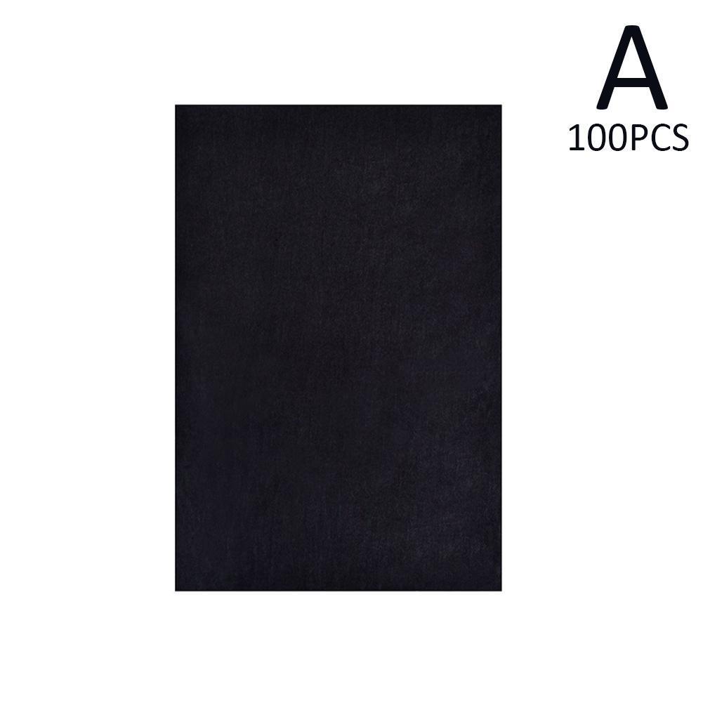 100 Stks/Set Zwart A4 Copy Carbon Papier Schilderen Leesb Papier Schilderen Tracing Graphite Accessoires Schilderen Herbrui D1V4