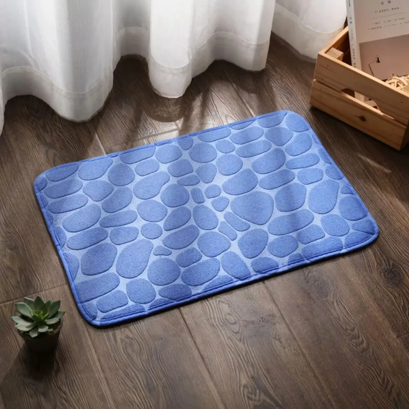 Absorbierende Schlecht bat matt Kopfstein pflaster geprägt rutsch feste matt Boden teppich Duschraum Fuß matt Erinnerung Schaum Kopfstein pflaster matt 40x60cm