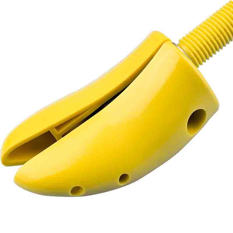Barn sko träd enfärgad gul sko bår barn justerbar expander shaper hårdplast skor träd för flickor pojkar