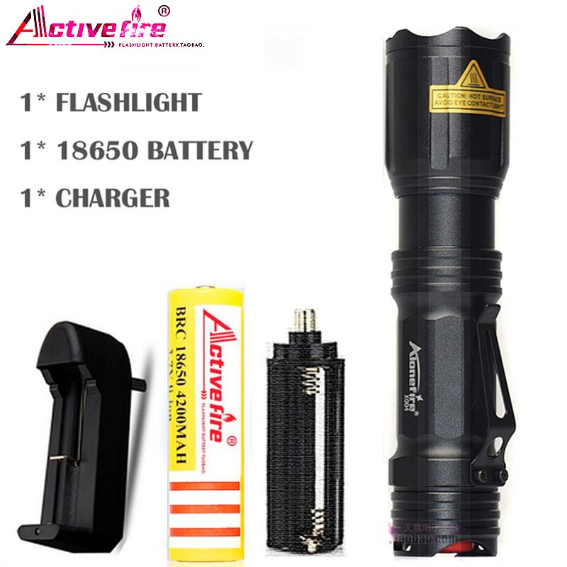 LED4 color in 1 flashlight, waterproof, zoom, suitable for camping and hiking, rechargeable red green, blue white bright light: RGB LED TROCH SET