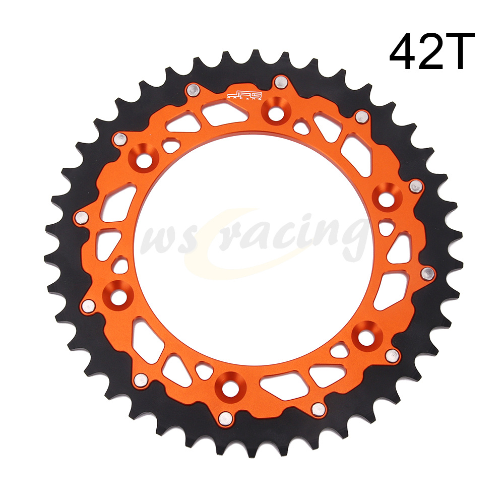 42T 45T 48T 50T 52T Posteriore Pignone Catena per KTM EXC EXCF SX XCW XCFW MXC SXS SXF XC XCF SMR SMC 125 144 150 200 250 duca 790 LC4