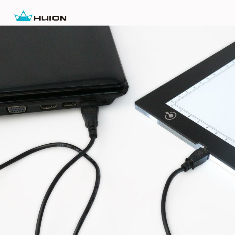 Huion L4S 17.7&quot; LED Pad Ultra Thin Light Boxes LED Tracing Boards Animation Drawing Tracing Panel Painting Tools