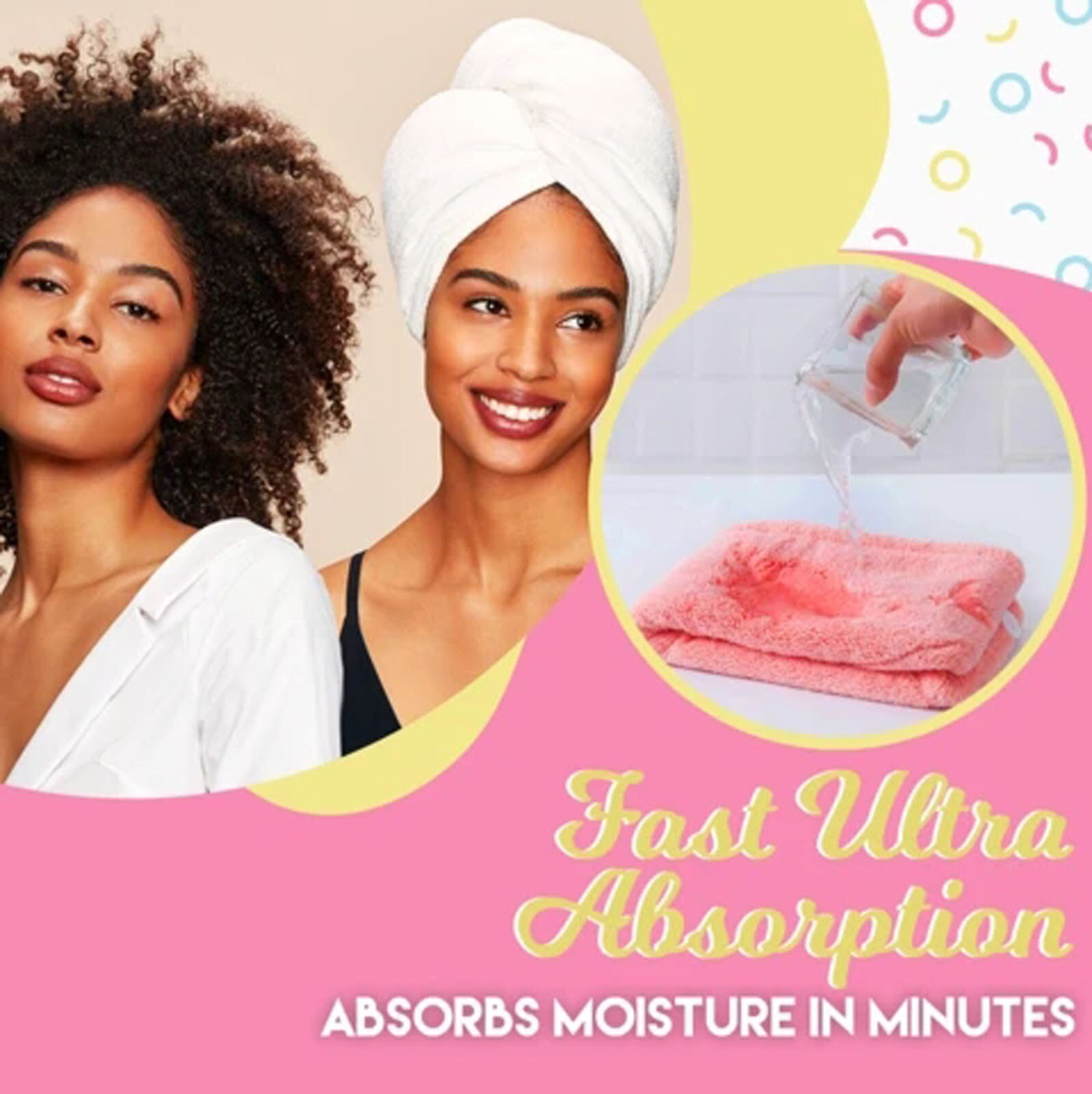 top selling Magic Instant Dry Hair Towel Fast Drying Hair Towel Fast Absorbent Hat Cap Support and