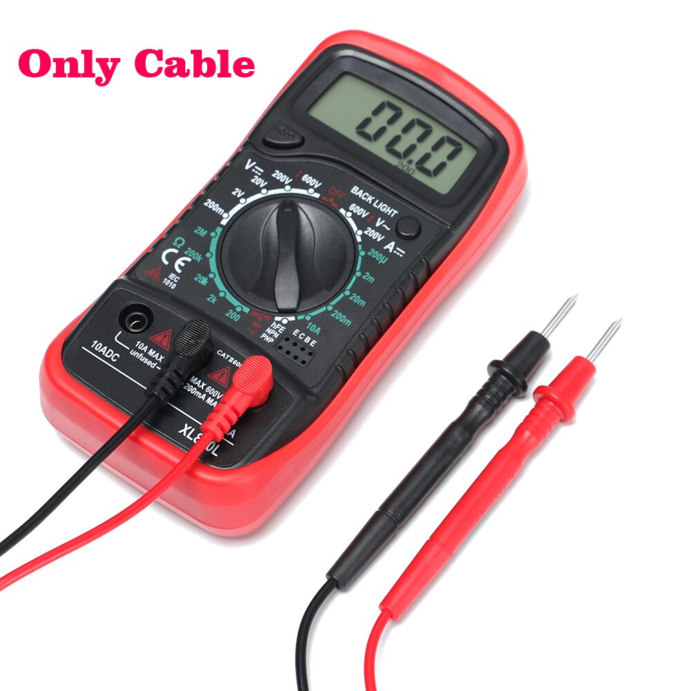 1 Pair 1000V 10A Needle Tip Probe for Universal Digital Multimeter Multi Meter Test Leads Pin Wire Pen Cable 72cm