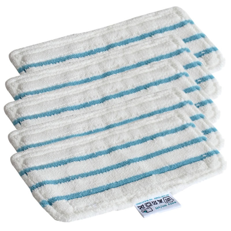 5Pcs Mop Pads Voor Black & Decker Stoom Mop FSM1610 FSM1630 Wasbare En Herbruikbare Vervanging Dweilen Doek: Default Title