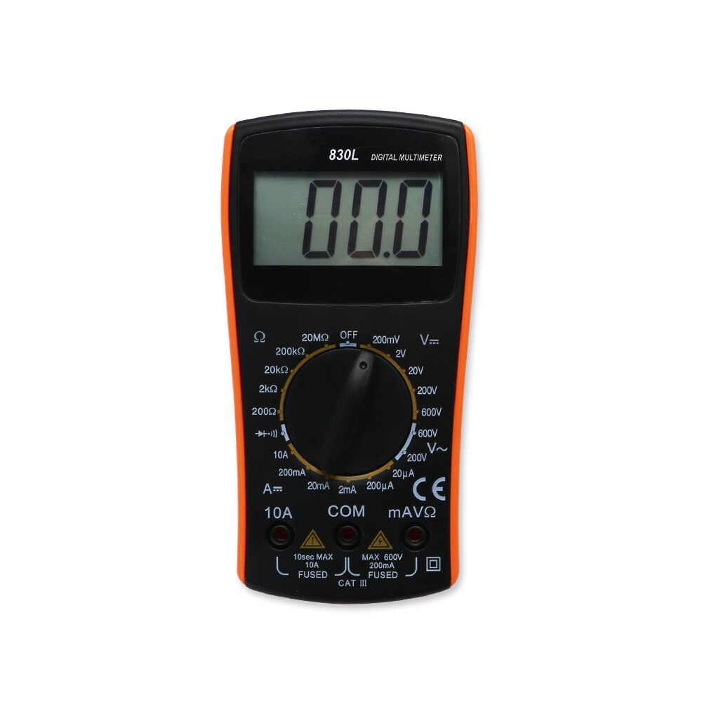 Shahe Lcd Digitale Multimeter 2000 Counst Ac Dc Elektrische Handheld Elektrische Tester Groot Scherm VC830L