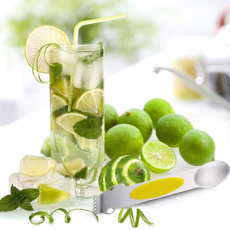 Multifunction Cheese Grater Lemon Peeler Skin Mover Peel Zester Stainless Steel Blade for Lemon Ginger Citrus Fruits