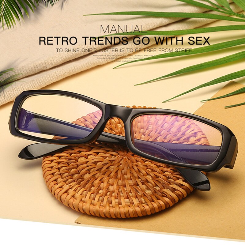 Men Women Anti Blue Rays Radiation Blocking Glasses Anti-UV Blue Light Glasses Computer Goggles Flat Mirror Eyeglasses