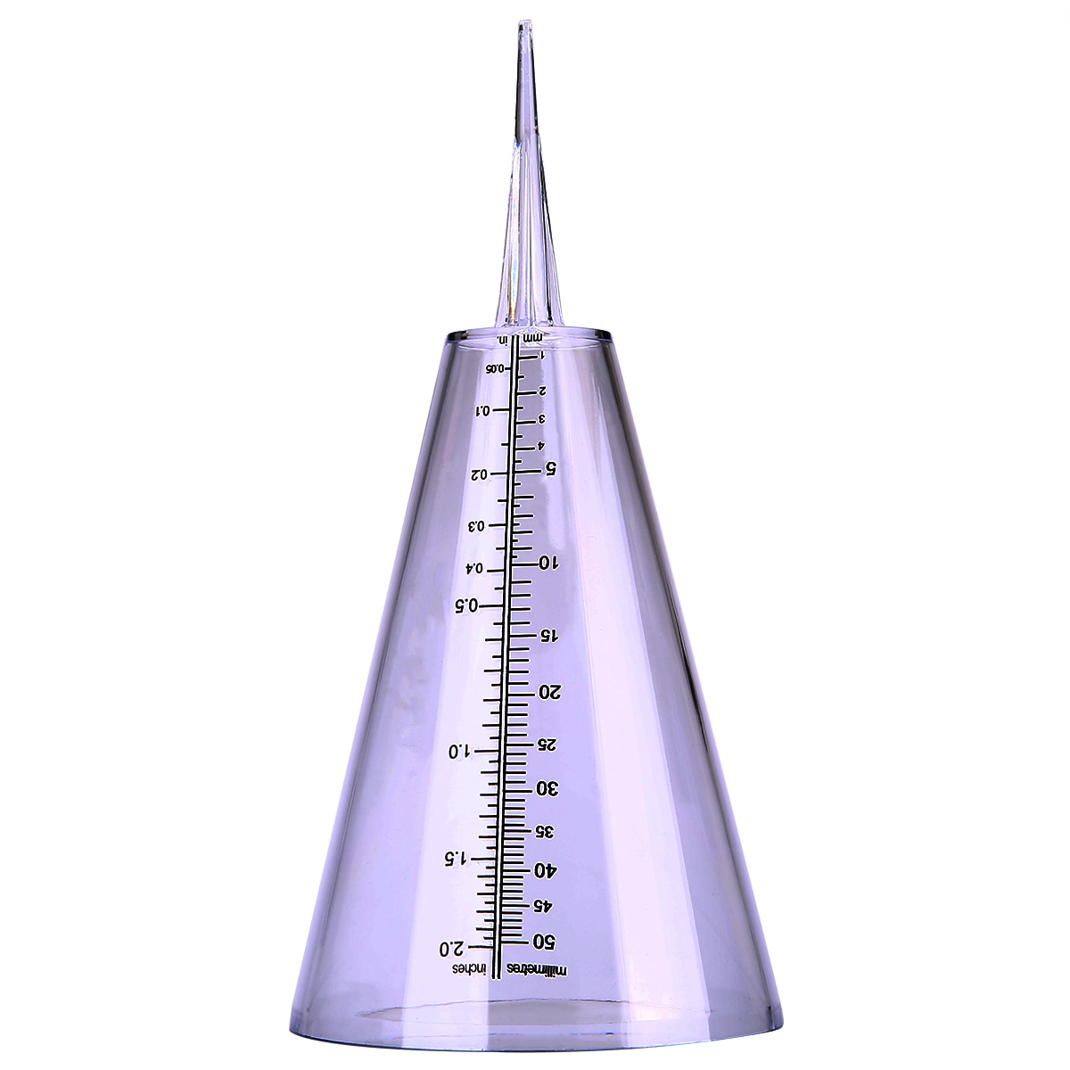 Cone Rain Gauge Measurement Ground Spike Precipitation Garden Yard Rainfall Measuring Tools Outdoor Meteorological Measurer