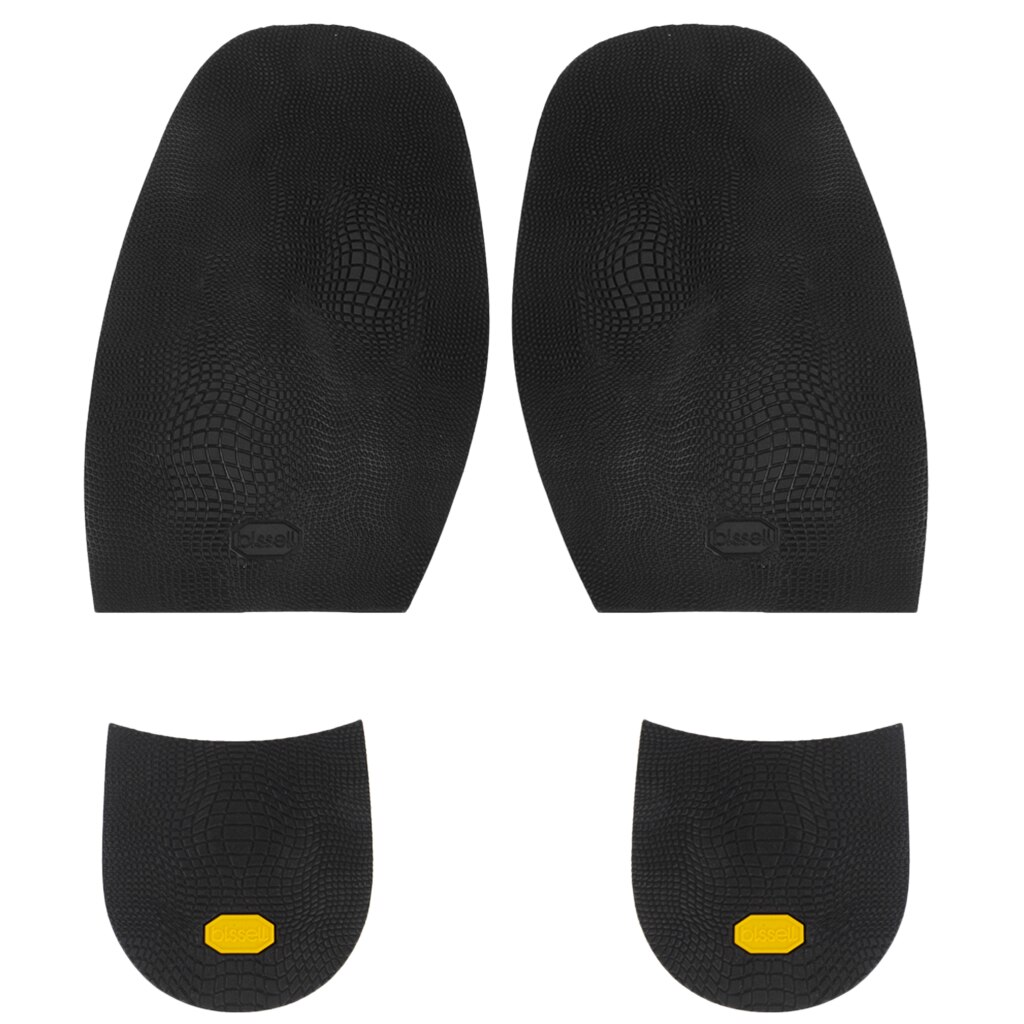Footful Pair Rubber Stick on Half Soles + Heels Anti Slip Shoe Repair Supply