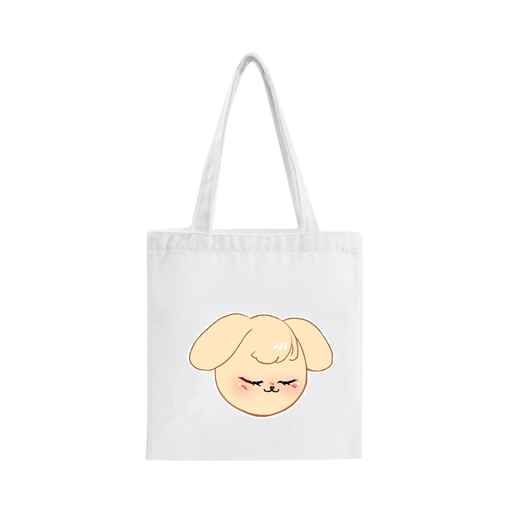 Stray Kids Tote Bags SKZOO Canvas Shoulder Bag HAN BANG CHAN CHANGBIN FELIX SEUNGMIN HYUNJIN LEE KNOW Shopper Bolsas Handbag: 09