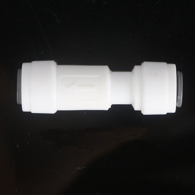 RO Water Elbow/Equal Straight Check Valve Quick Coupling Fitting 1/4" OD Hose Reverse Osmosis System Plastic Pipe Connector