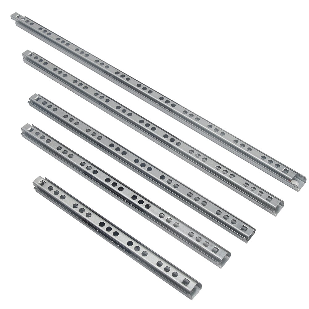 Guide de Micro billes en acier, deux Sections, boule en acier large, tiroir coulissant, boule pliable, 17