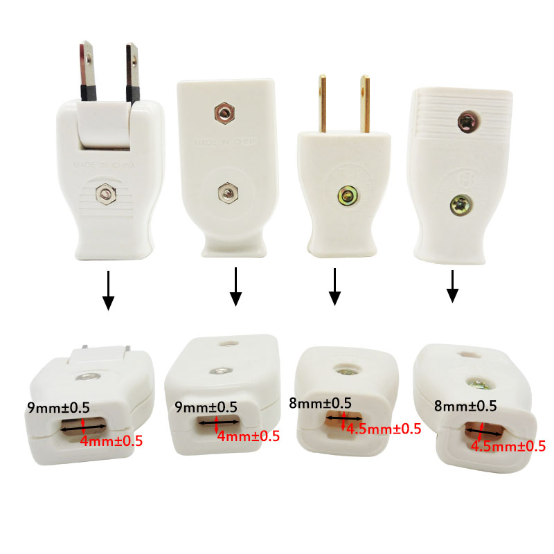 Japanese plug Butt Electrical Plug Socket Power Connector Cable Cord Female Male Converter Adaptor 15A 125V Pure cupper plug
