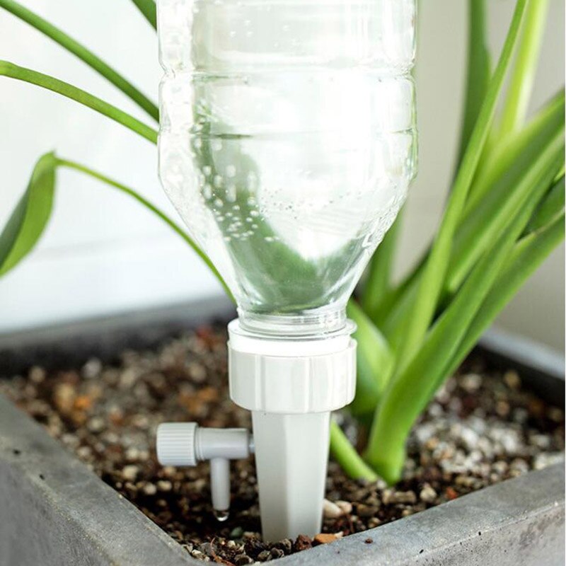 12 stk planteblomst automatisk drypvanding vandingssæt system haveværktøj flaske vander drypper selvhusholdningsplanter blomst
