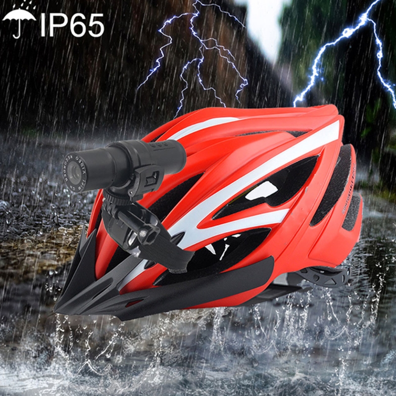 57EF Helm Actie Dvr Video Camera Outdoor Sport 1600Mah Full Body Waterdicht Rijden Recorder Voor Fiets