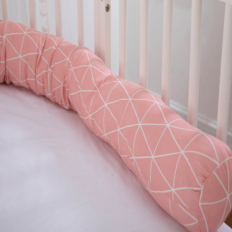 Newborn Baby Bed Bumper Toddler Crocodile Swan Pillow Bumper Infant Crib Fence Cotton Cushion Kids Room Bedding Decoration