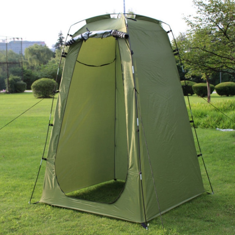 Leichte, Tragbare Camping Dusche Zelt Markise Leinwand Falten Freien Wc Zimmer für Privatsphäbetreffend Zeigt Ändern Kleidung