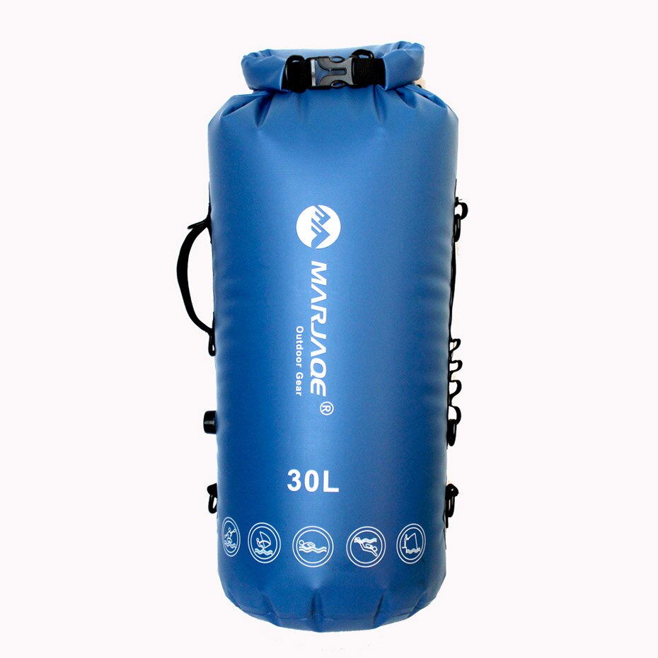 Marjaqe 30l muitifunktionel holdbar ultralet rafting camping vandring svømning vandtæt taske tør taske udendørs rejsesæt