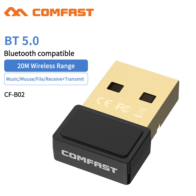 Bluetooth 5.0 Usb Adapter Voor Pc Windows 7 8 10 Computer Laptops Receptor Bluetooth Zender Speaker Oortelefoon Dongle