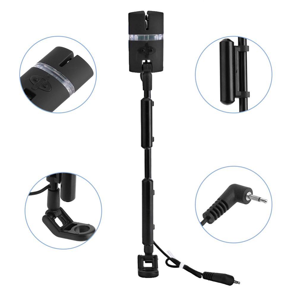 1/2/4pcs Carp Fishing Alarm Swingers Hangers 7 Colors LED Illuminated Bite Indicators with Carrying Case Pesca Fish Tackle