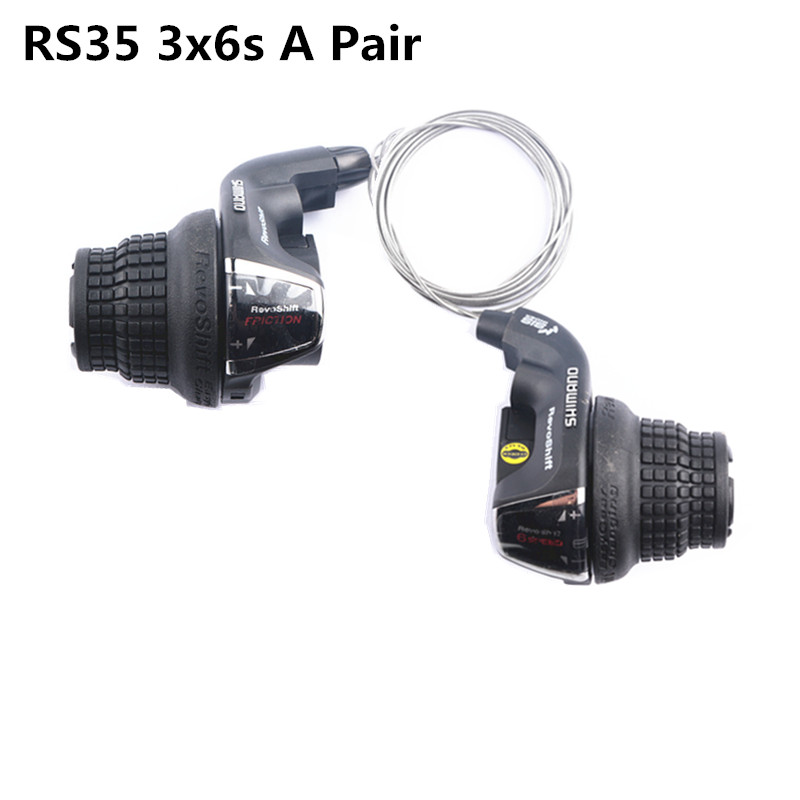 Shimano tourney sl  rs36 rs35 rs25 revoshift bike twist vaihdevipu 3/6/7 nopeus 18s 21s rs35 as rs31 mtb polkupyörän osille: Rs35 3 x 6s