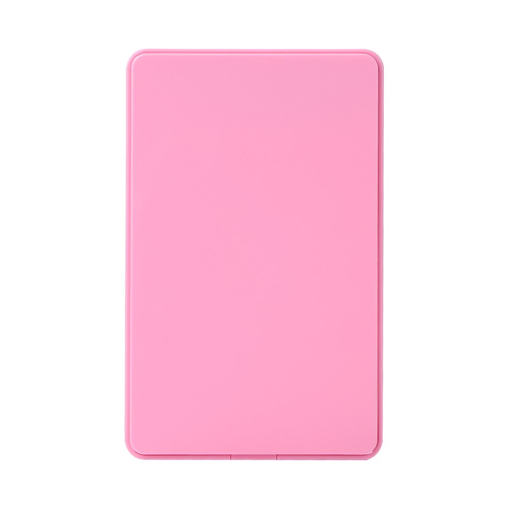 2.5 polegada sata para usb 3.0 adaptador gabinete de disco rígido para ssd caso de disco rígido externo hdd ssd hdd caso com cabo usb bolsa: Pink