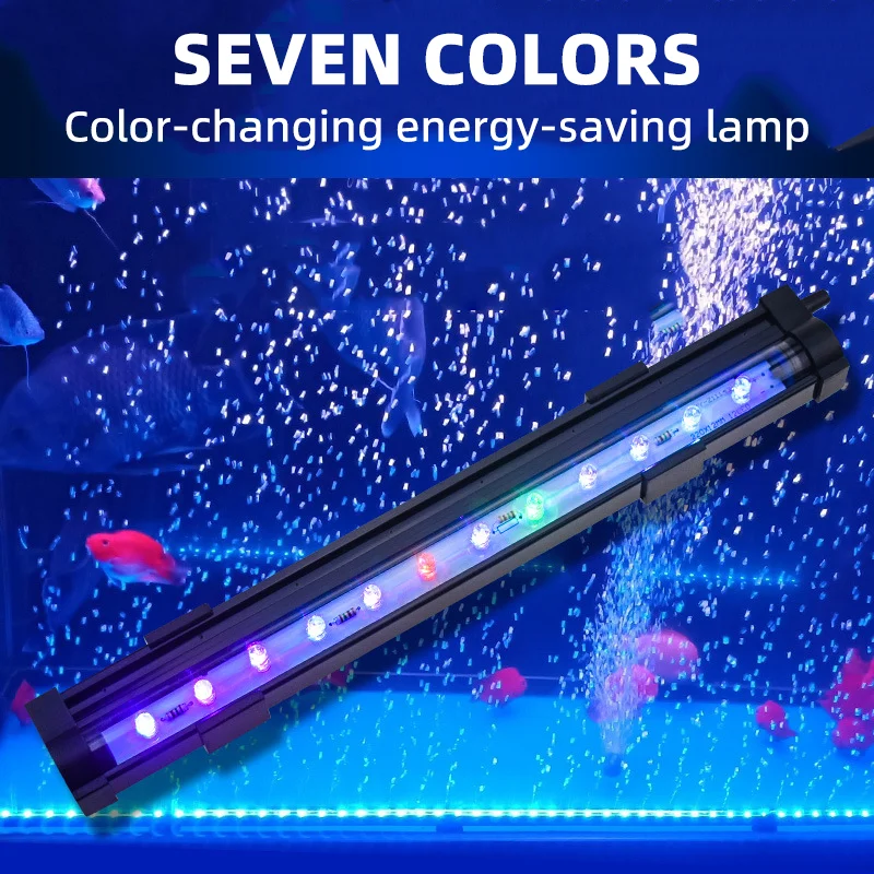 Aquarium LED Kleurrijk Licht Aquarium Dompelpompen Verlichting Waterdichte Bubble Lights voor Aquariums Aquarium Verlichtingsbenodigdheden