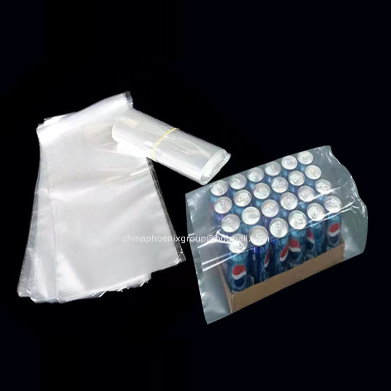 PE-Schrumpffolie, schrumpfbare zylindrische Kunststofffolie, Schrumpfschlauch, Schrumpffolie, Weinflasche, schrumpfende Kunststofffolienbeutel, 1 kg