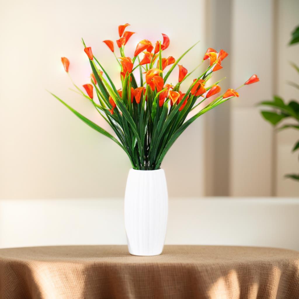 1 bundle 33cm DIY Calla PE Artificial Calla for Wedding Party Arrangement Decoratioan Handmade Simulation Flowers plante kerst