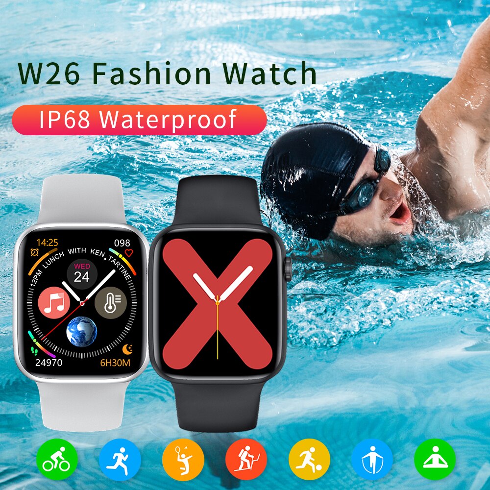 Smartwatch Bluetooth Call Horloge 44 Mm 1.75Inch Smart Horloge Ecg + Ppg Hartslag Bloeddruk IP68 Waterdicht sport Band