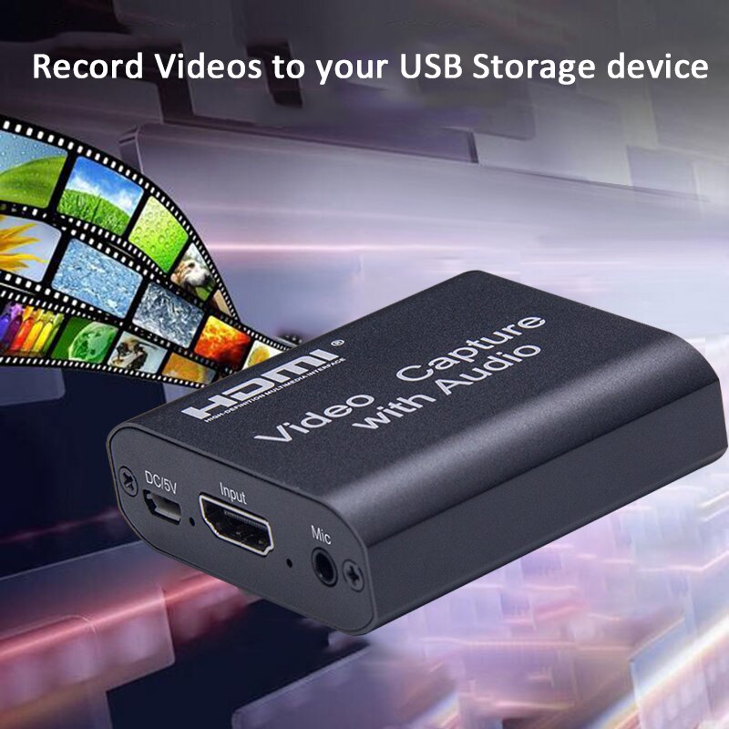 4k live capture-kort hdmi-videoinspelning capture-kort bärbart spelfångstkort för online-sändning