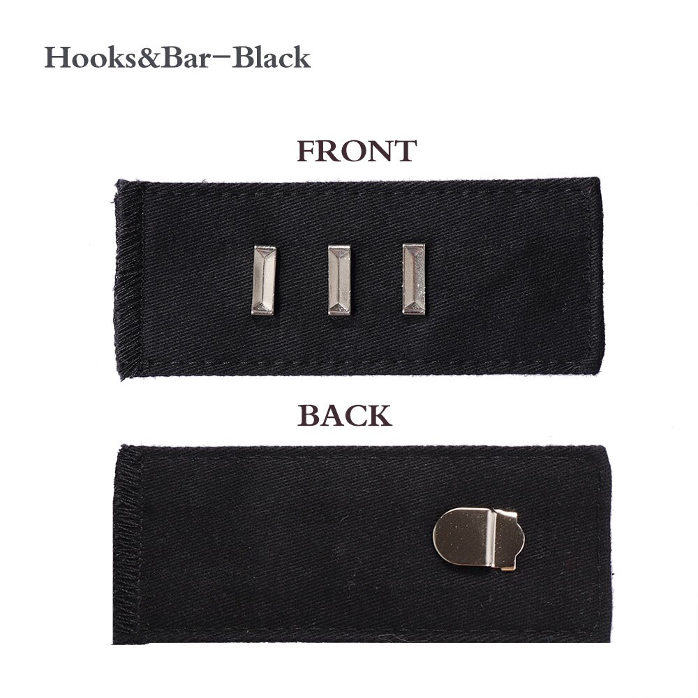 Lot De 5 Extensions De Taille Réutilisables - Avec Bouton Et 2 Boutonnières, Pour Pantalon, Jean, Jupe (tailles S à XL), 5 Couleurs